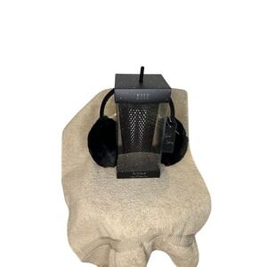 XIIX  New York textured Tumbler with Straw and Cozy Earmuffs Gift Set, Black NWT